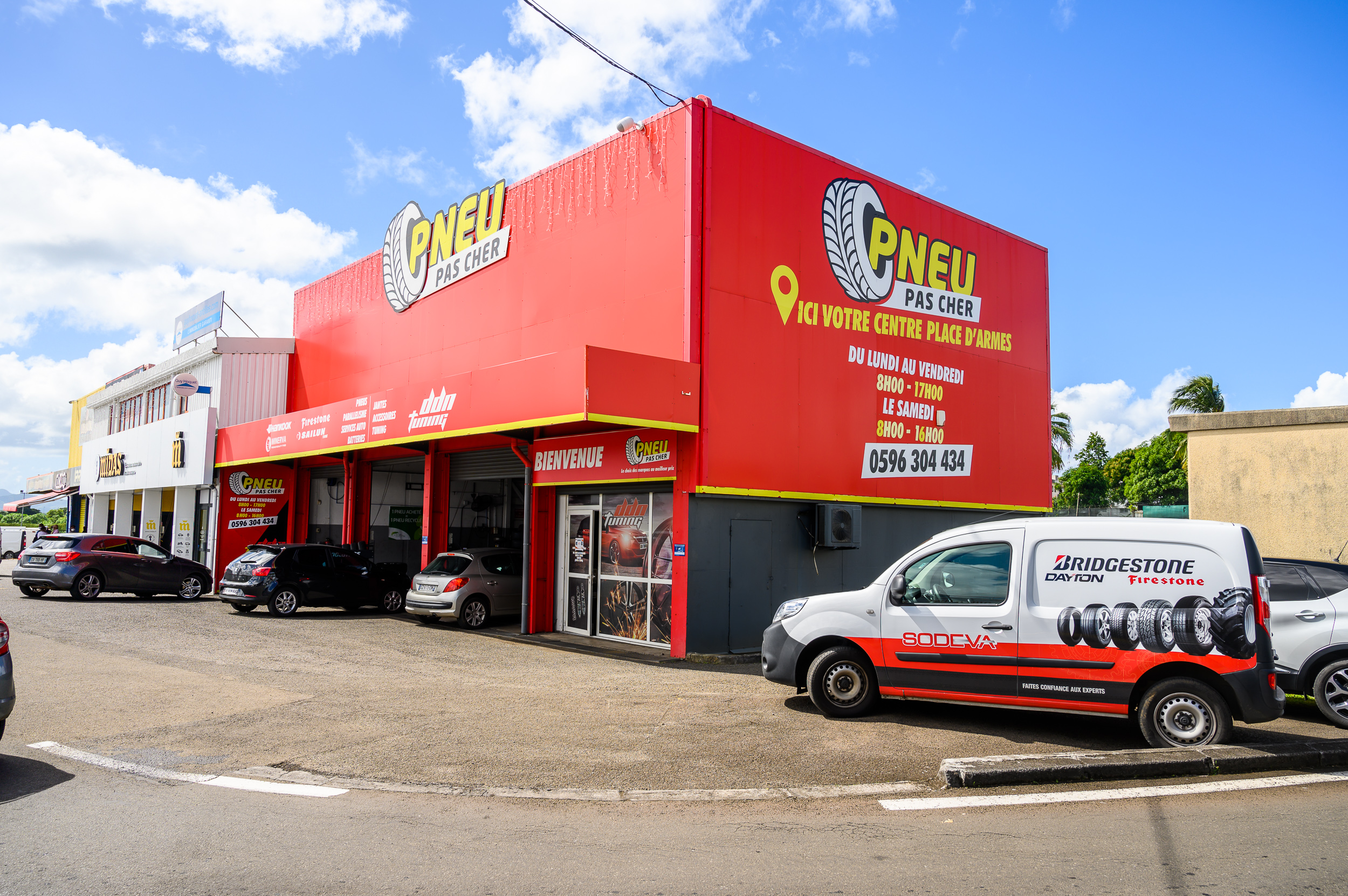 Photo du centre auto Pneu Pas Cher Place d'Armes Martinique